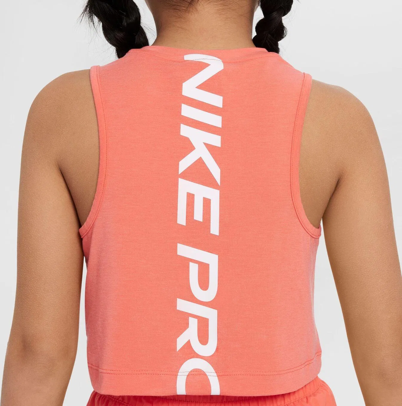 Детский топ без рукавов Nike Dri-Fit Pro Tank-Top, Роза — фото 4
