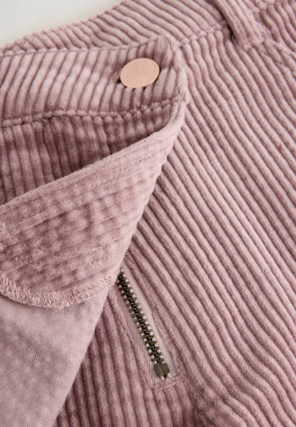 Стандартный крой - юбка-шорты с запахом - шорты Next, Pink Cord — фото 4