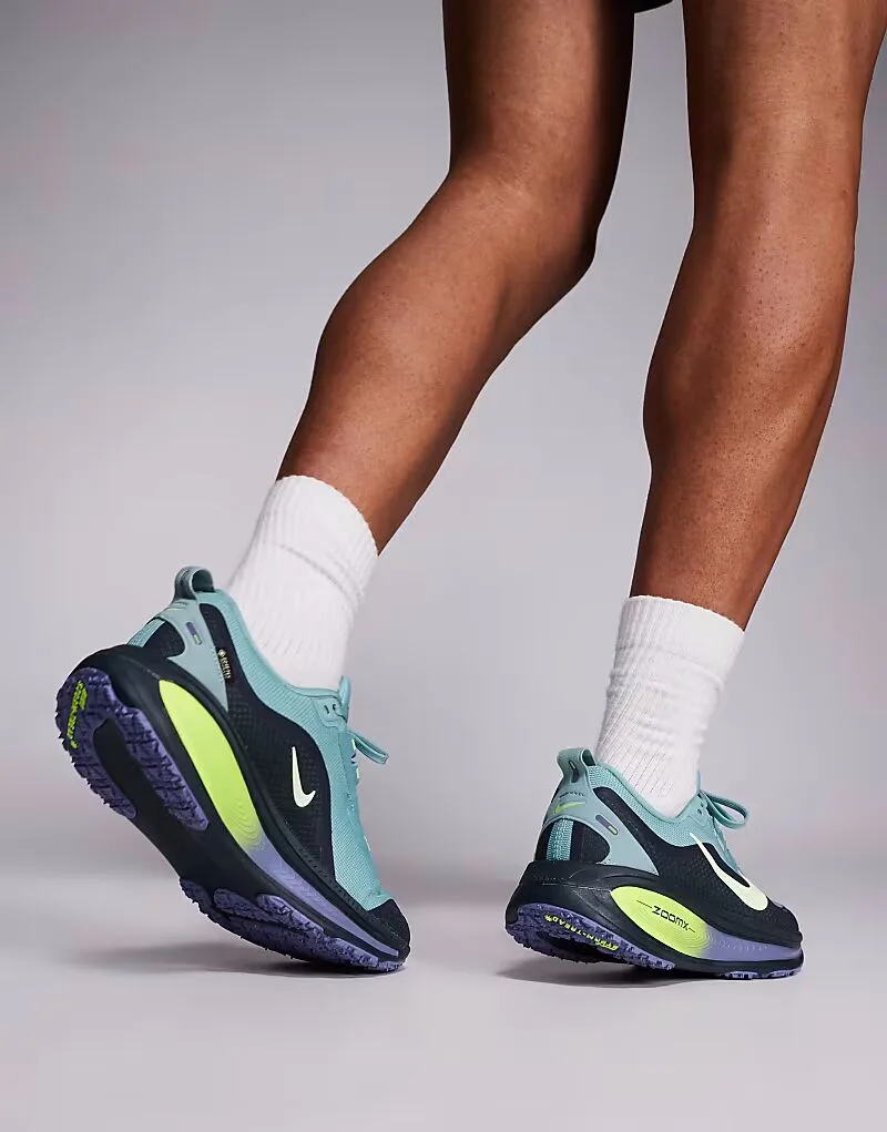 Кроссовки Nike Running Vomero 18 GORE-TEX зеленого цвета — фото 4