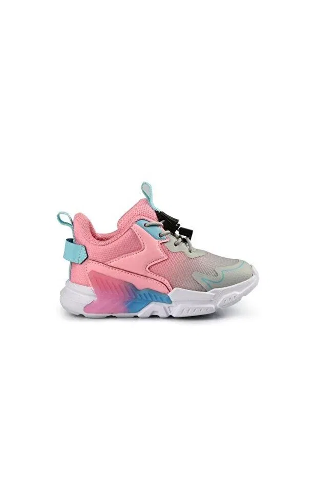 Детские кроссовки для девочек текстильные Haru pink baby phylon sneakers Vicco, Pink — фото 2