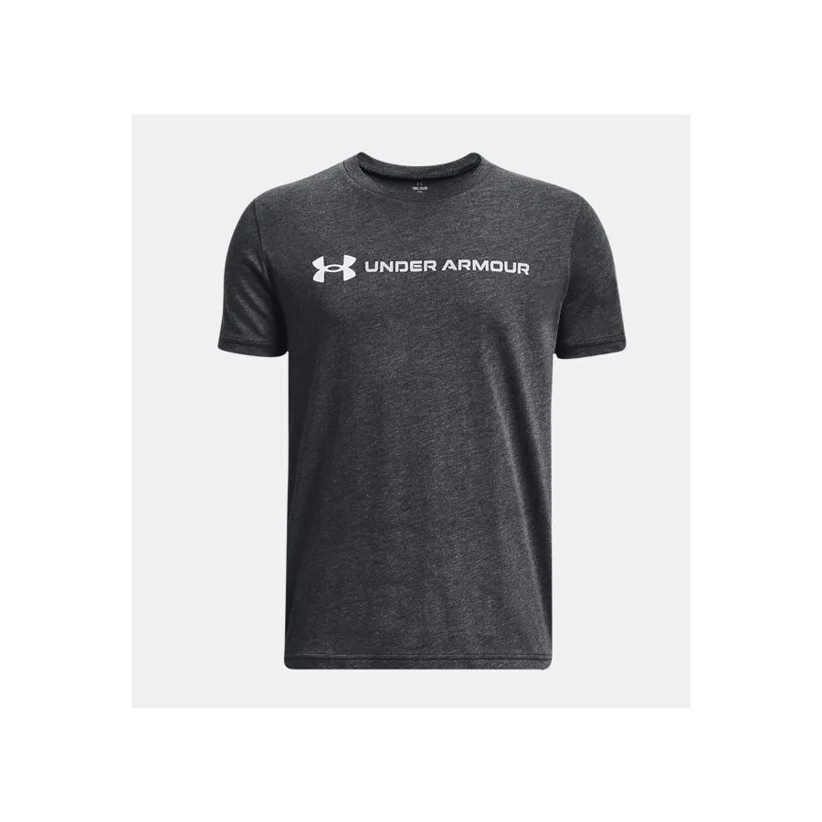 Детская футболка с коротким рукавом UA Logo Wordmark Under Armour, Синий