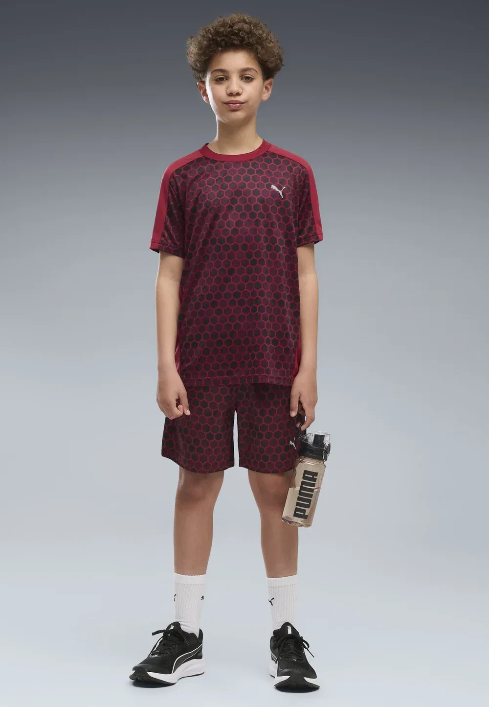 Футболка с принтом «Train all day essentials bedrucktes t-shirt» Puma, Garnet Glow