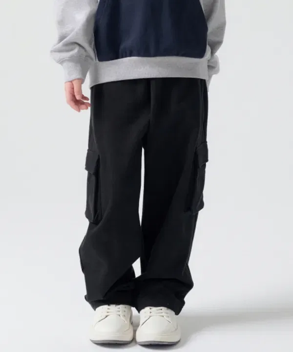 Тренировочные штаны карго, Lounge Musinsa Standard Kids, черный