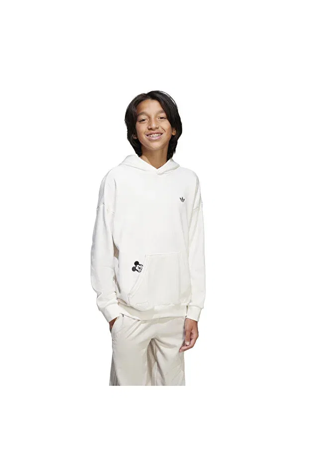 Детское худи для мальчиков хлопковое Adidas, White