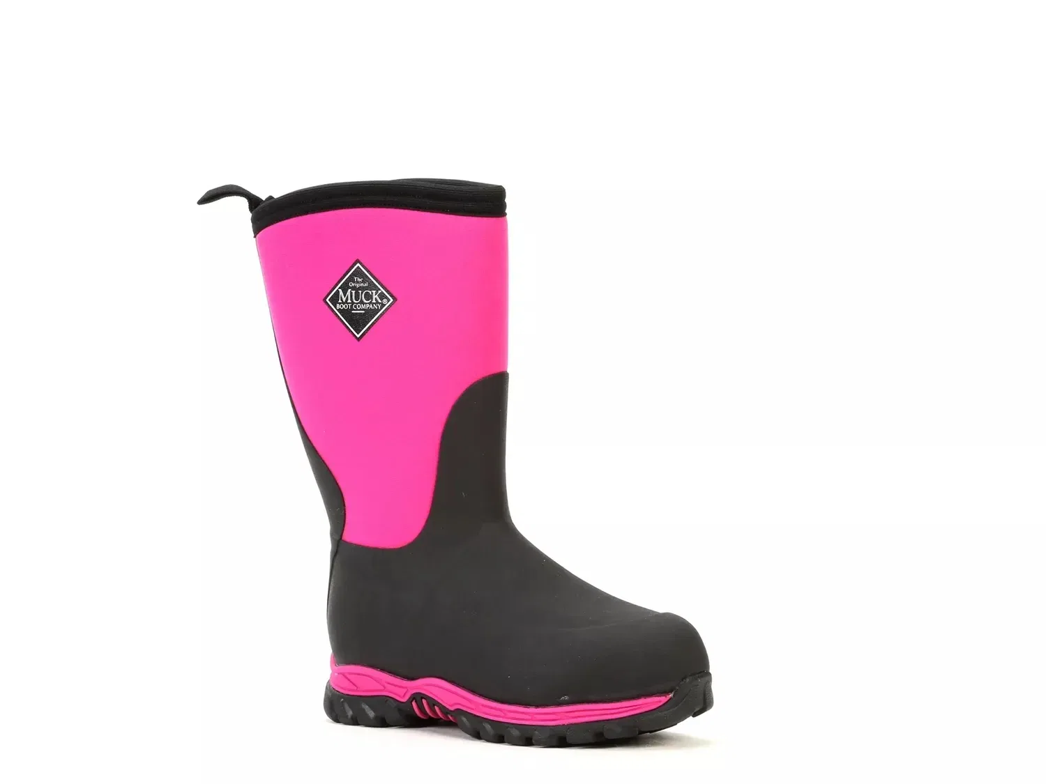 Сапоги Rugged II, детские, The Original Muck Boot Company, розово-черные