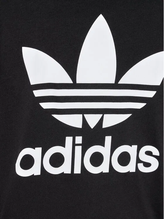 Футболка regular fit adicolor Trefoil Adidas, черный — фото 3