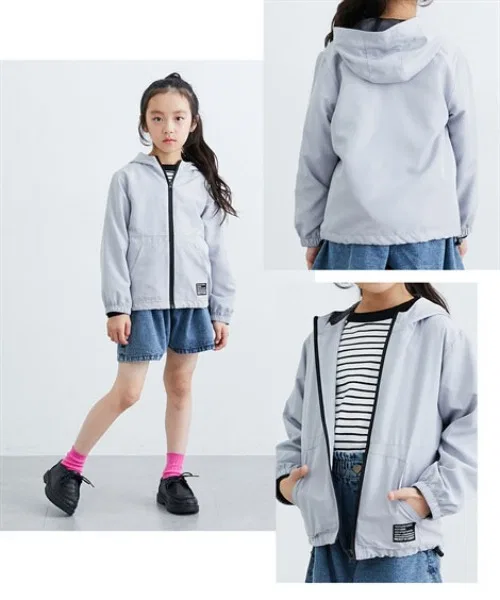 Детская горная куртка с сетчатой подкладкой QUNTSTYLE, Navy — фото 3