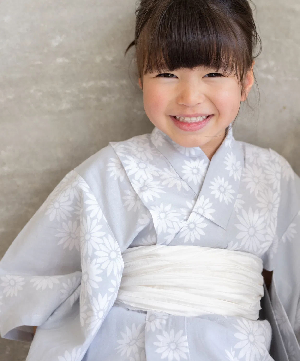 Детское кимоно-юката с принтом, комплект из 3 предметов Yukata-kan Grace, Blue