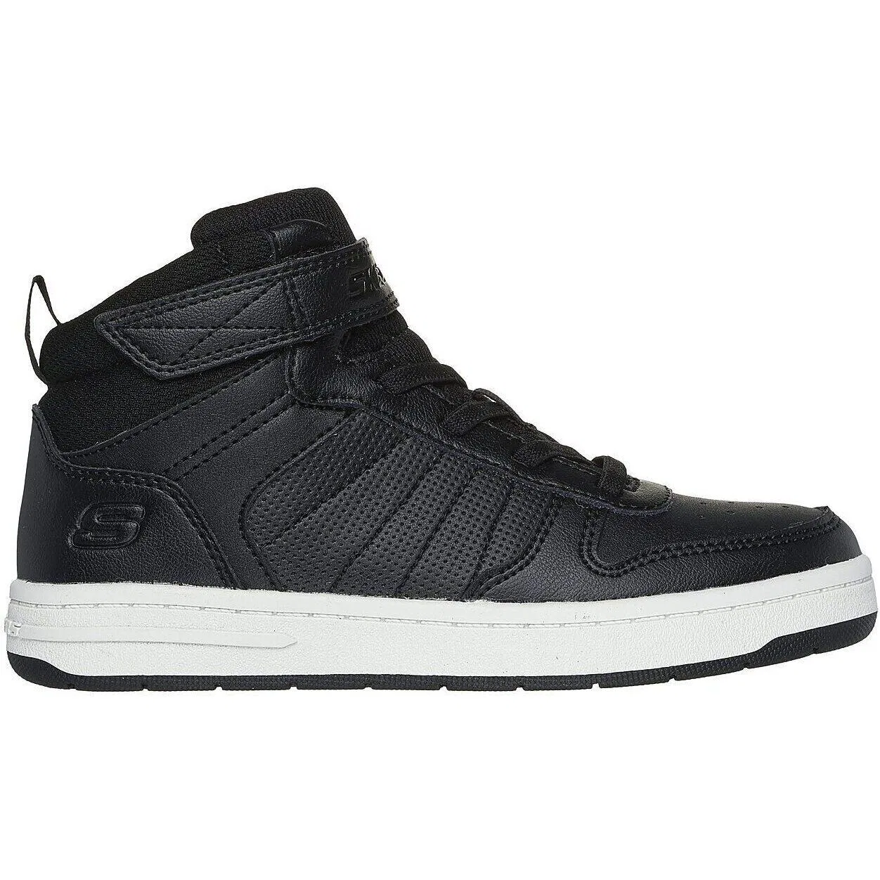 Детские кроссовки с принтом Smooth Street Skechers, Schwarz — фото 3