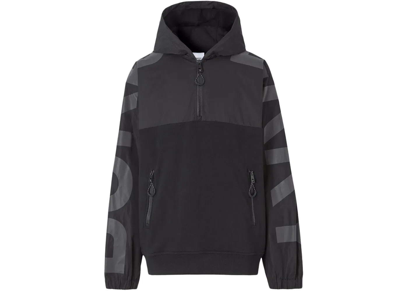 Мужская куртка с принтом Reflective Logo Print Burberry, Black