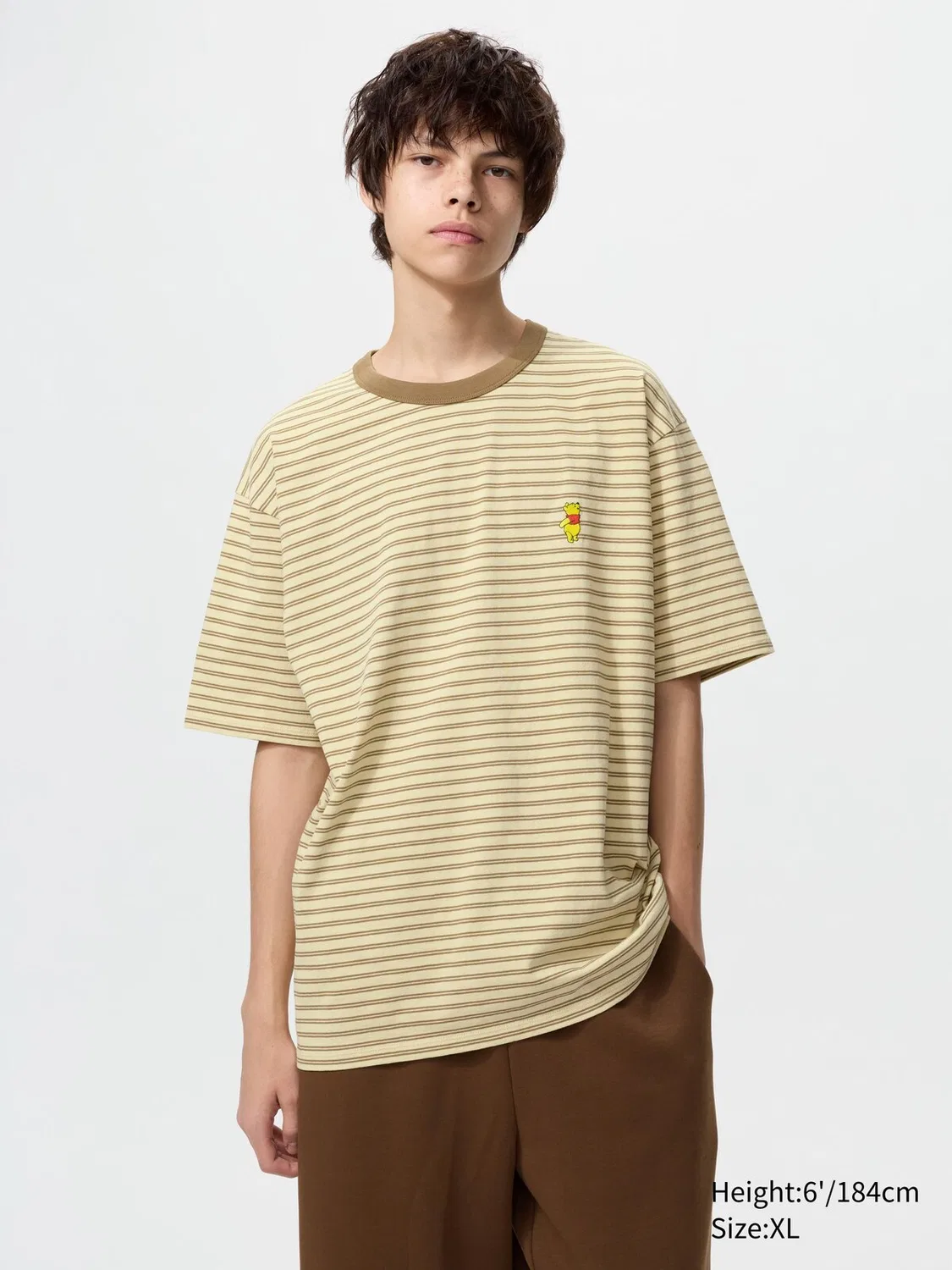 Футболка Uniqlo Magic for all icons ut, с принтом Винни-Пух, натуральный — фото 2