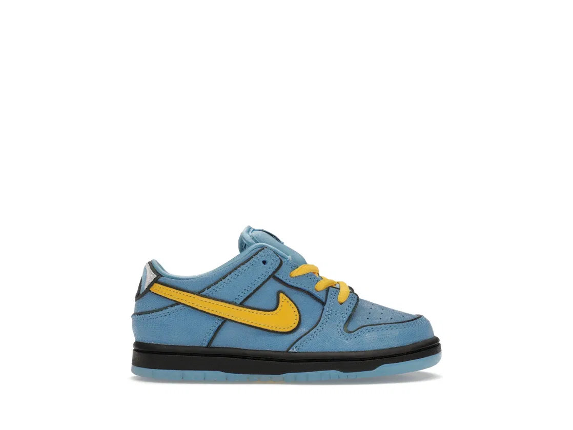 Детские кроссовки высокие с принтом Nike SB Dunk Low Bubbles Nike, Blue Chill Deep Royal Blue Active Pink