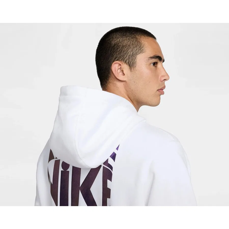 Свитшот мужской с капюшоном U NSW CLUB HDY PO BB GN Nike, Белый — фото 4