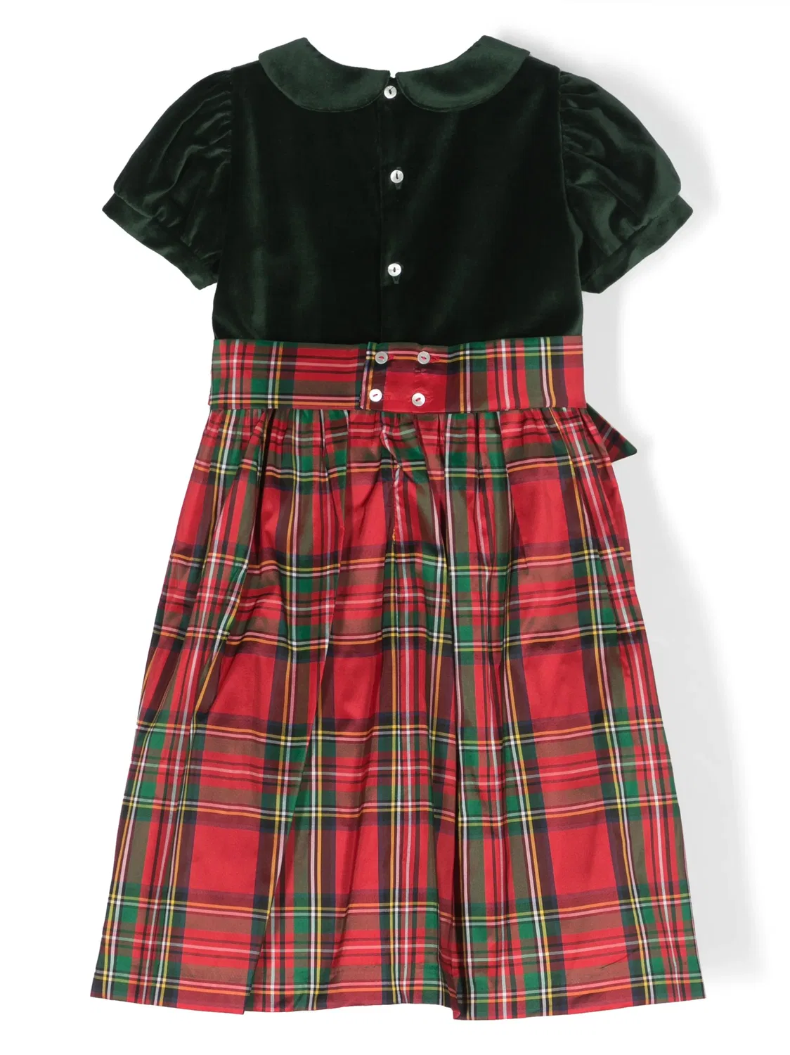 Платье А-силуэта в тартановой клетке Mariella Ferrari, зеленый — фото 3