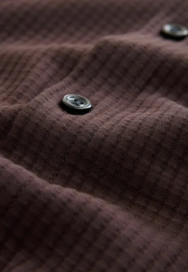Рубашка с вышивкой Shirt Next, brown, коричневый — фото 3