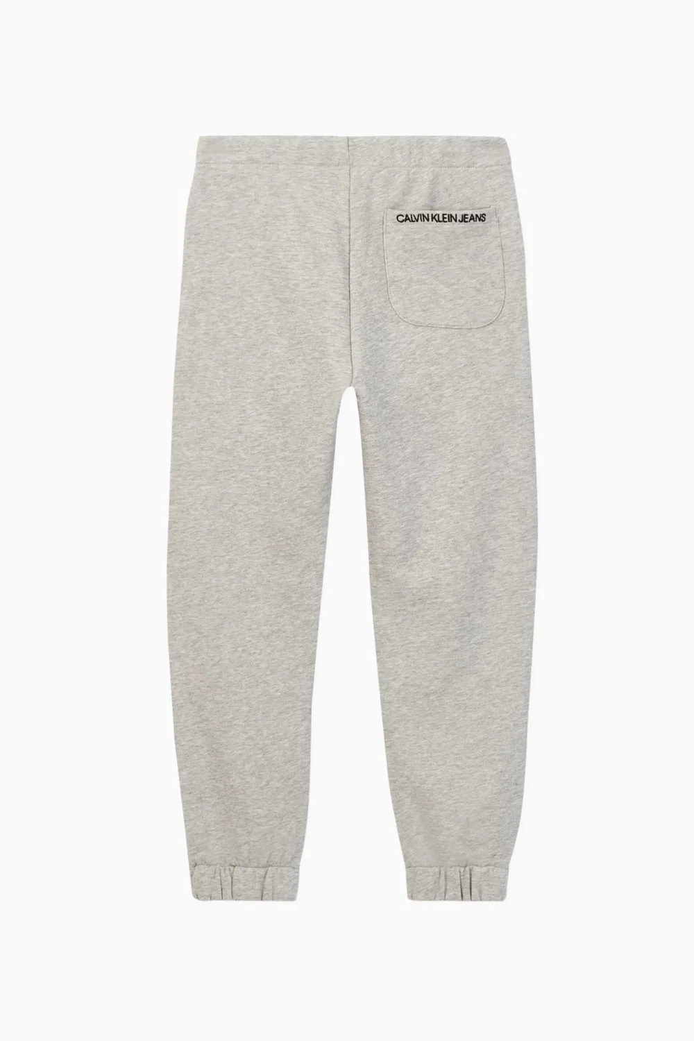 Штаны спортивные органические хлопковые Logo Calvin Klein, серый — фото 3