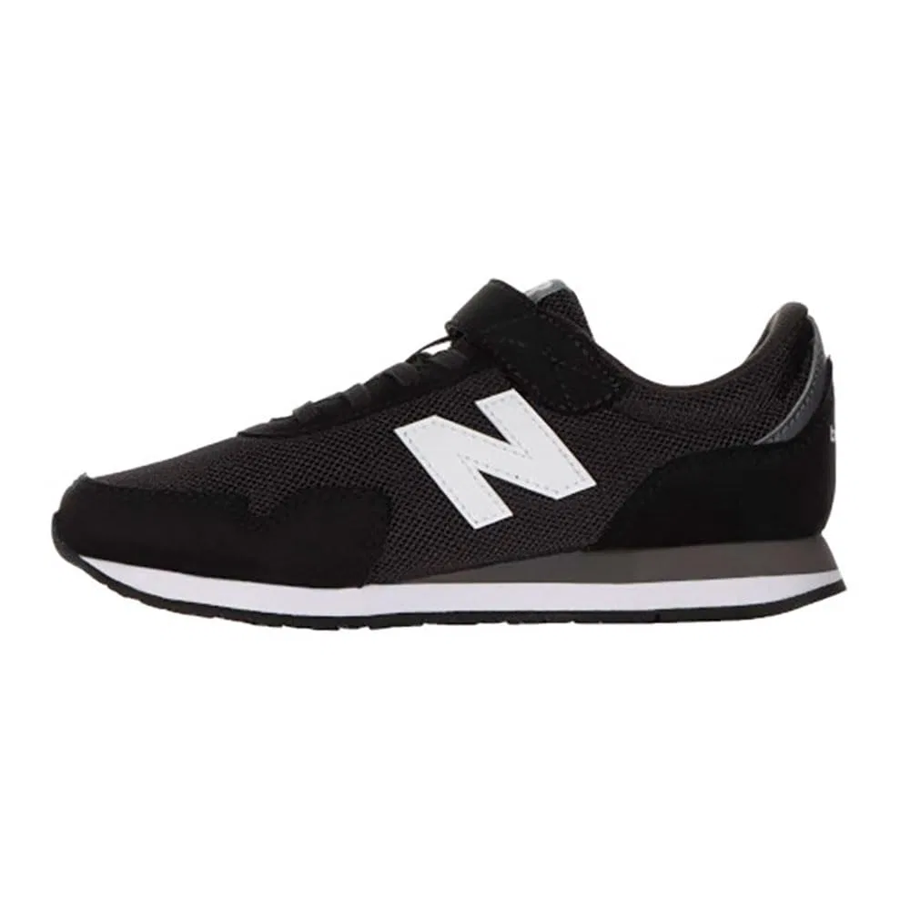Детские кроссовки с замшевым верхом New Balance 323, Black White Bk — фото 4