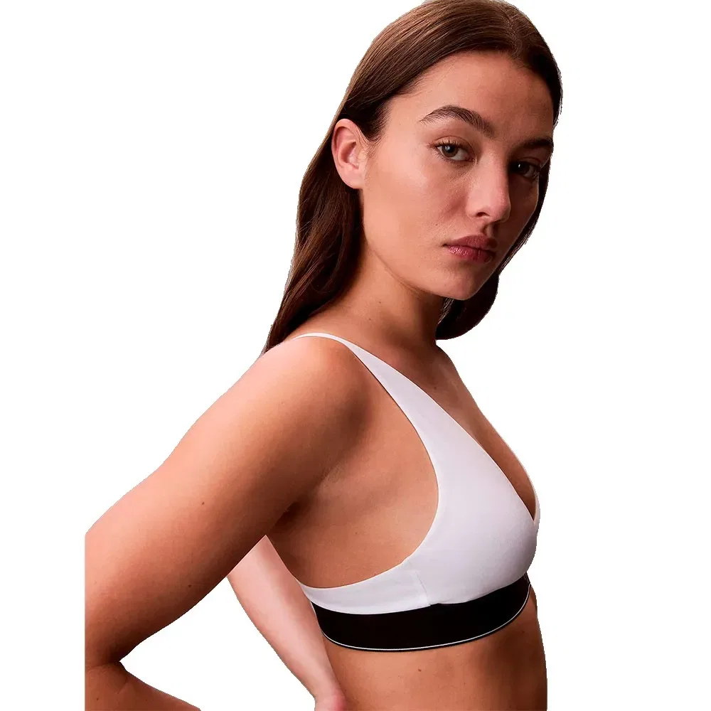 Бюстгальтер треугольный Calvin Klein, белый — фото 3