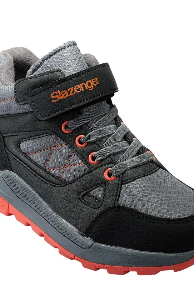 Детские ботинки для девочек с принтом Kesha Slazenger, Dark Gray / Orange — фото 4