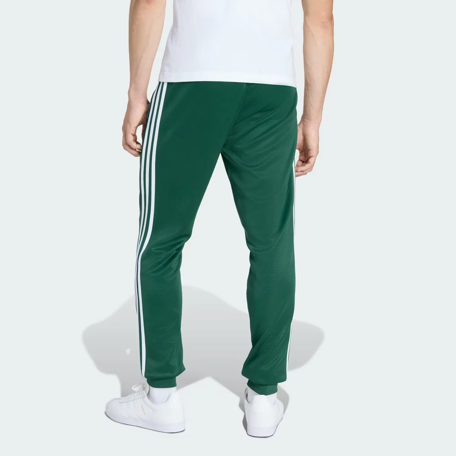 Мужские спортивные брюки зауженного кроя SST Adidas Originals, Collegiate Green — фото 3