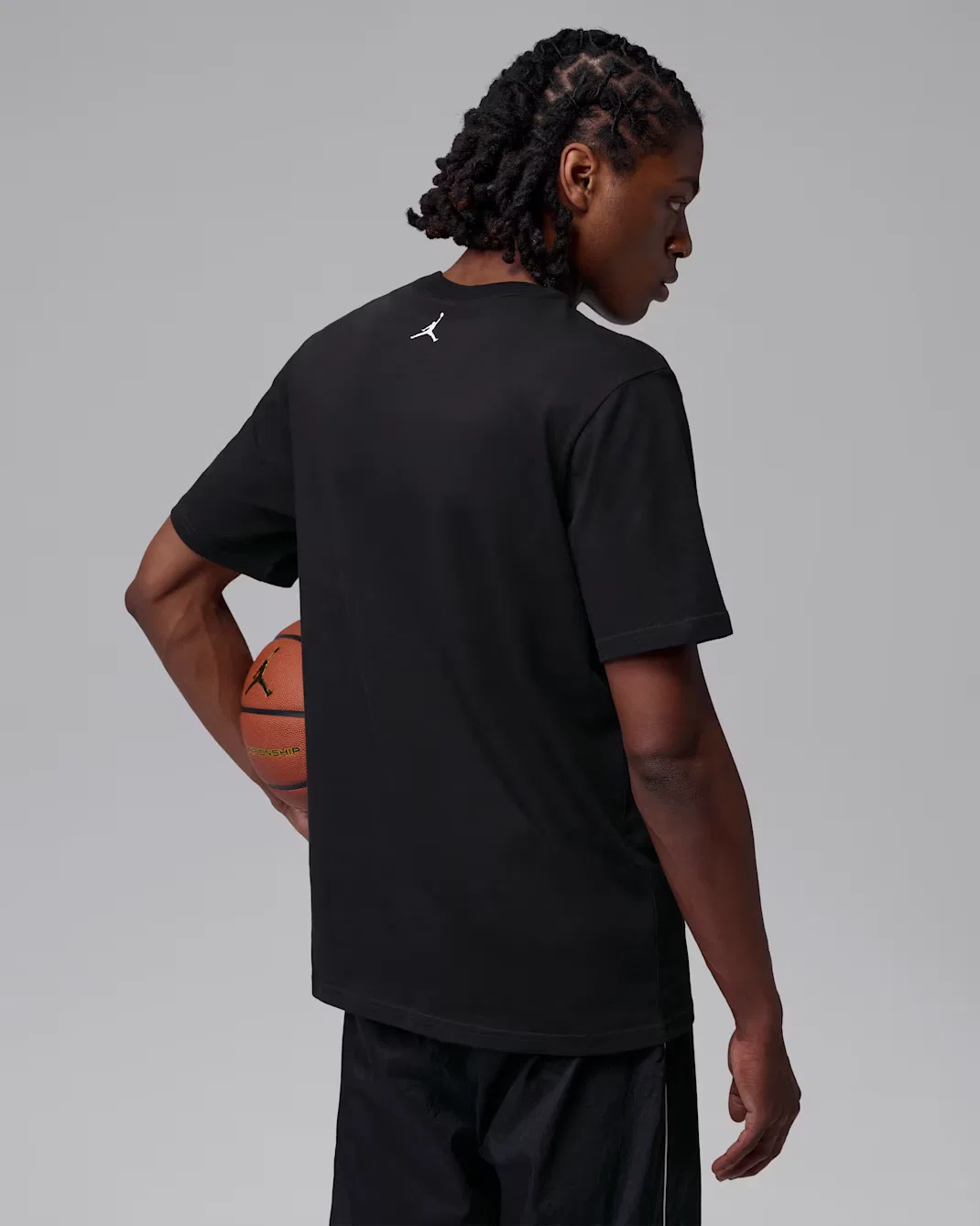 Мужская футболка Dri-FIT с графическим принтом Jordan Sport, Black/White — фото 2