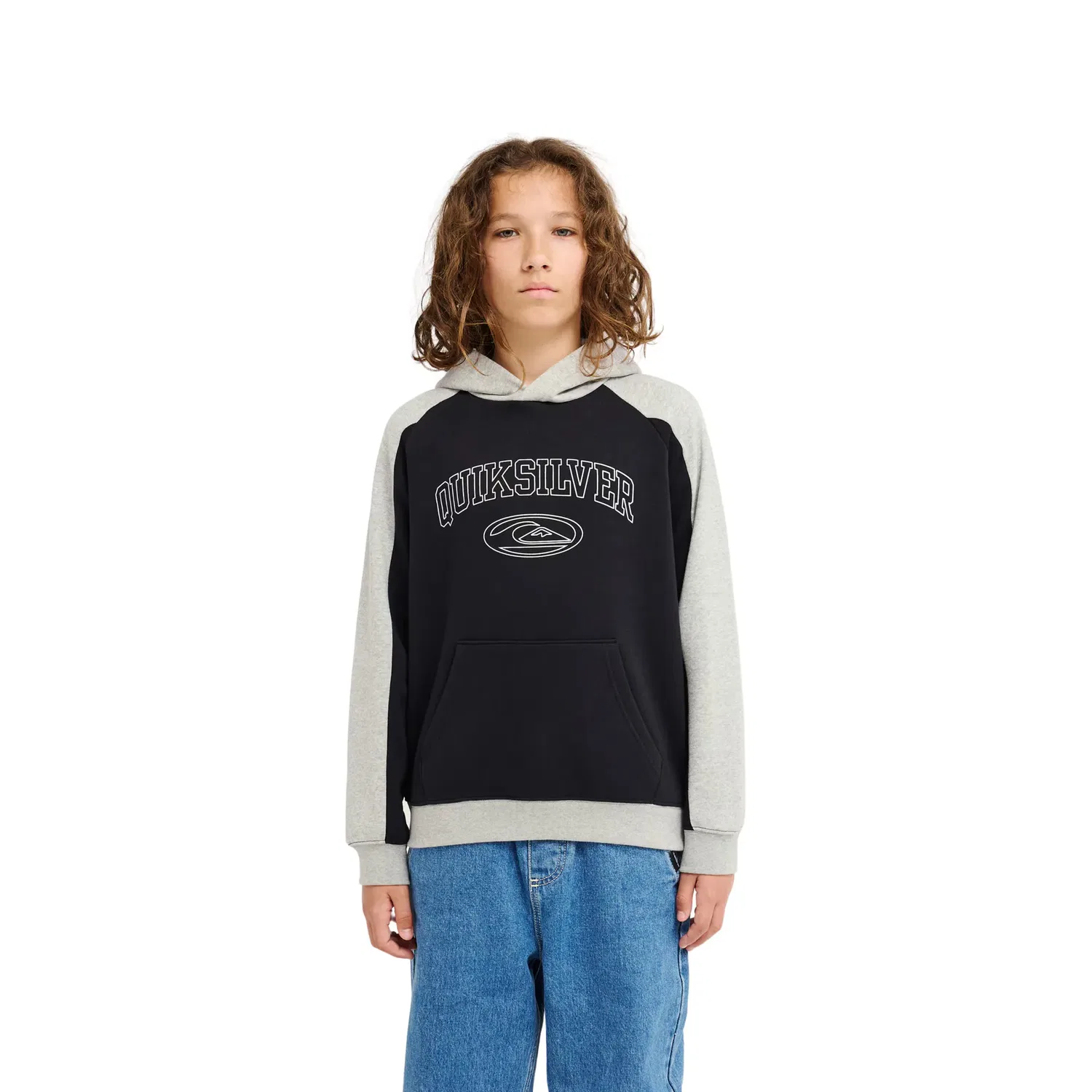 Детская худи для мальчиков из органического хлопка Quiksilver, Negro