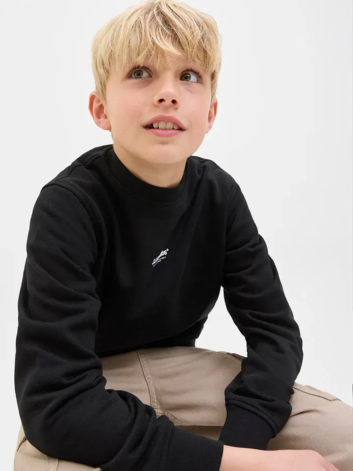 Свитшот Soho Jack & Jones Junior, черный — фото 2