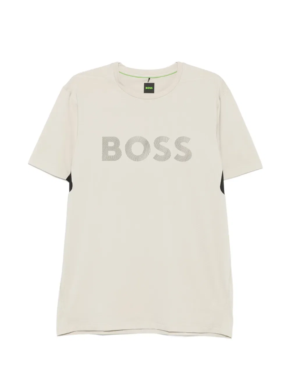 Футболка с логотипом BOSS, бежевый