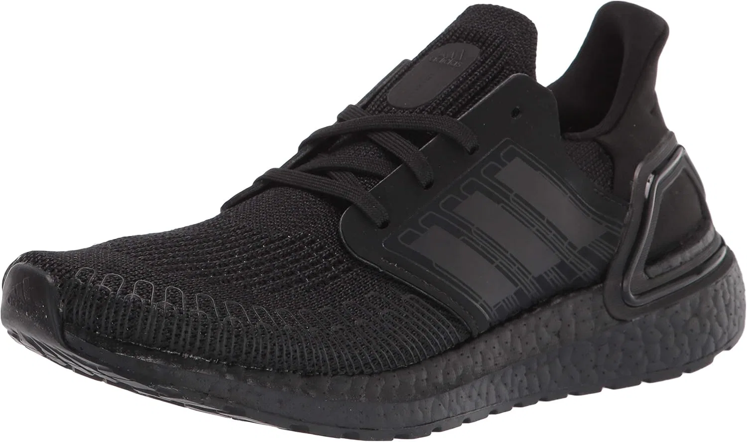 Детские беговые кроссовки Ultraboost 20, Black/Black/Red