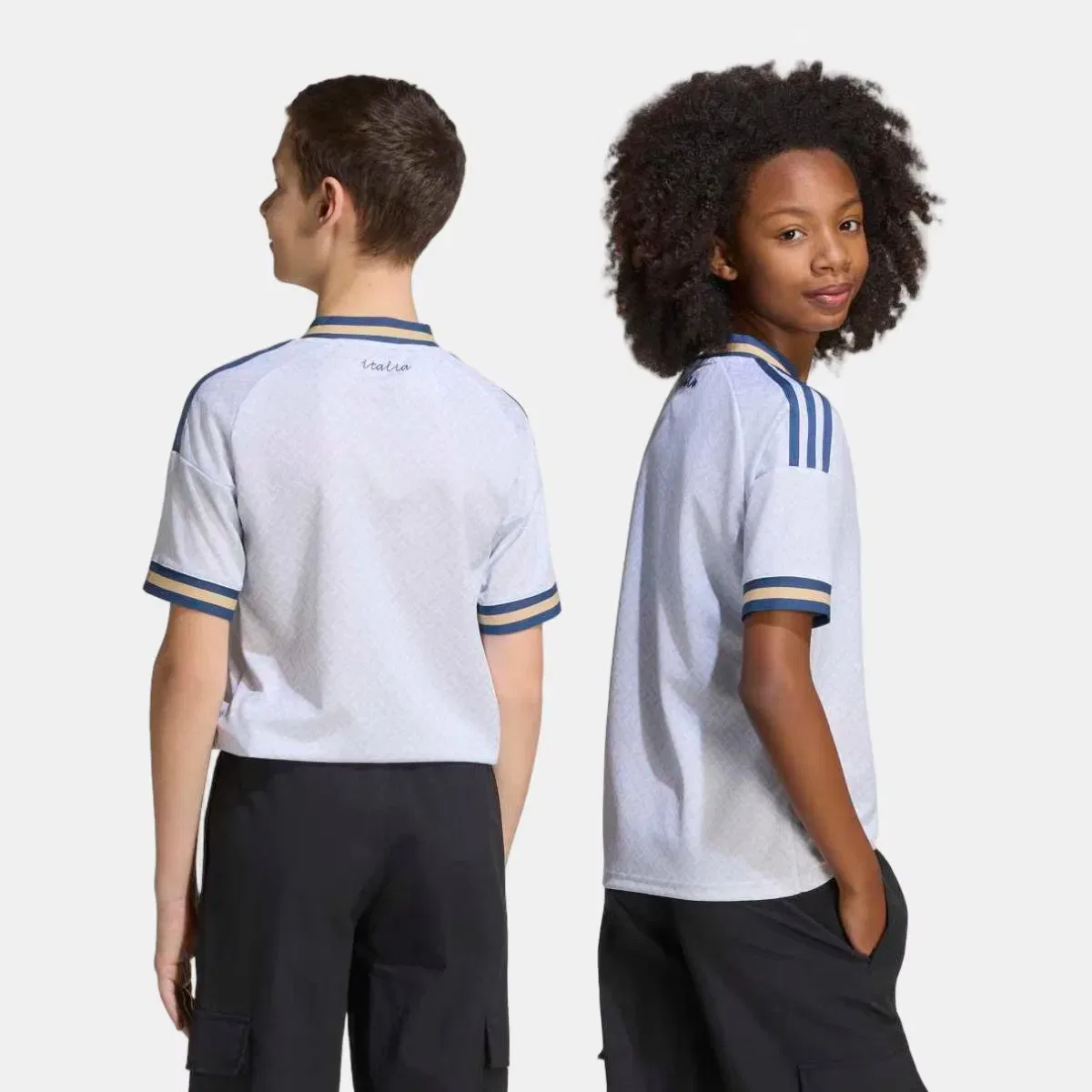 Детская футболка для мальчиков с принтом Italia Mundial 2026 adidas, Azul — фото 2