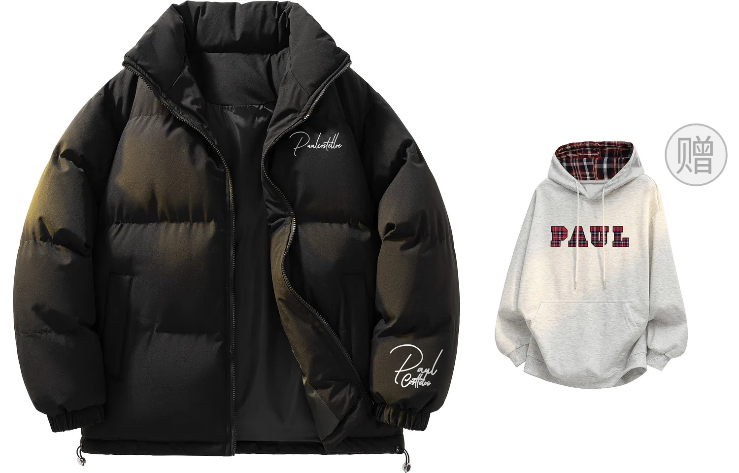 Детский пуховик с принтом Puffer Jacket Unisex Paul Costelloe — фото 3
