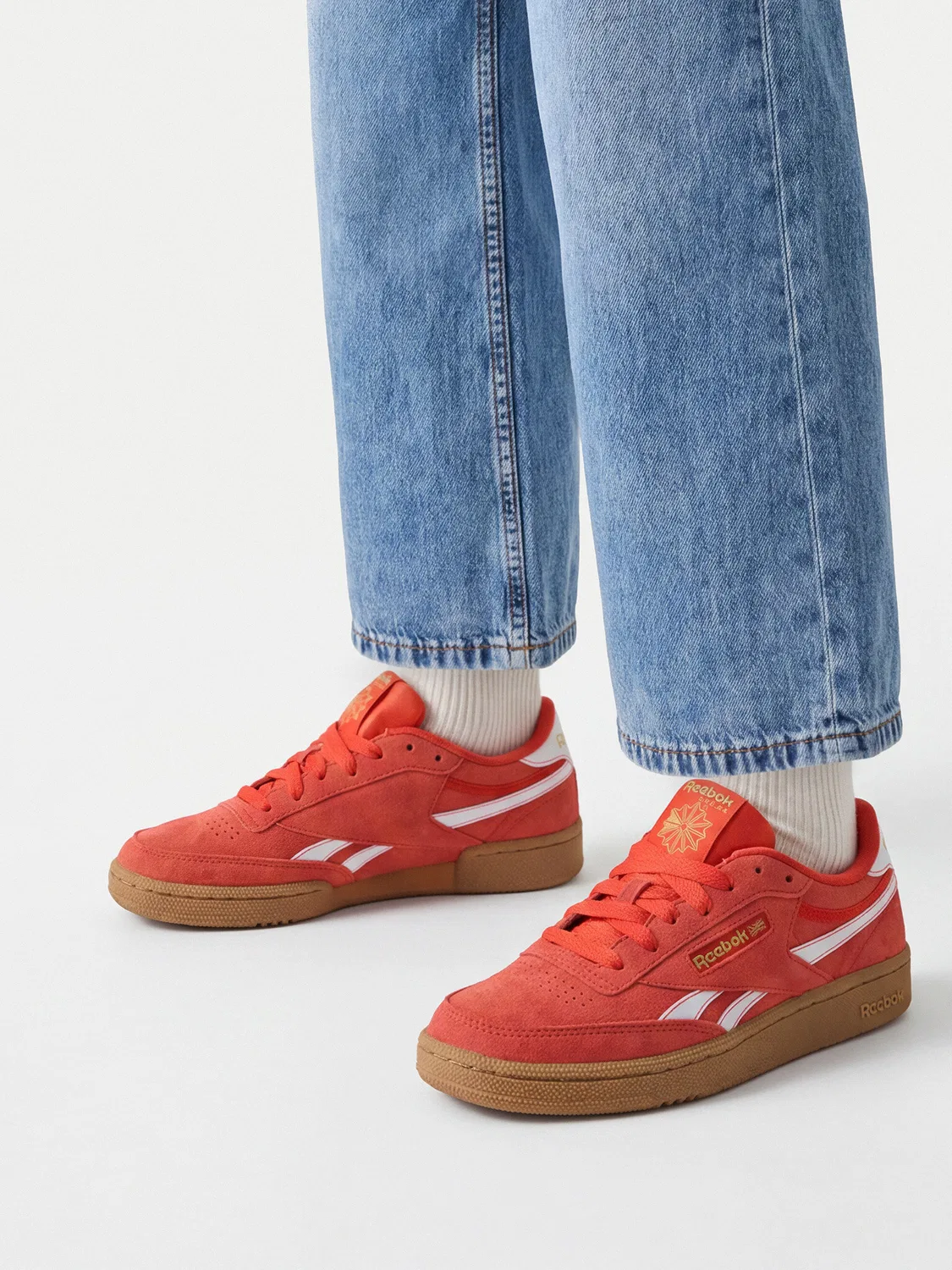 Кроссовки для девочки REVENGE Reebok, оранжевый — фото 2
