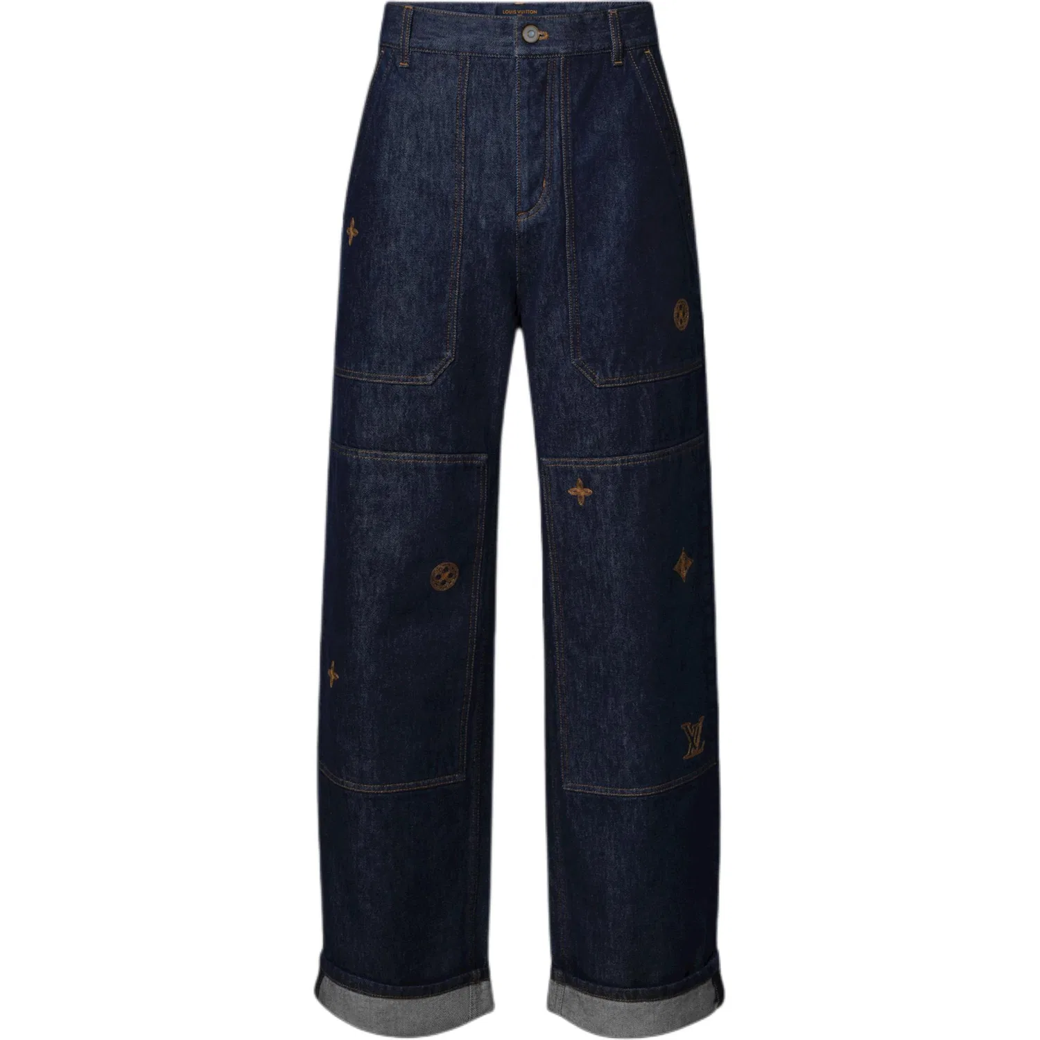 Мужские джинсы Monogram LOUIS VUITTON, Dark Blue