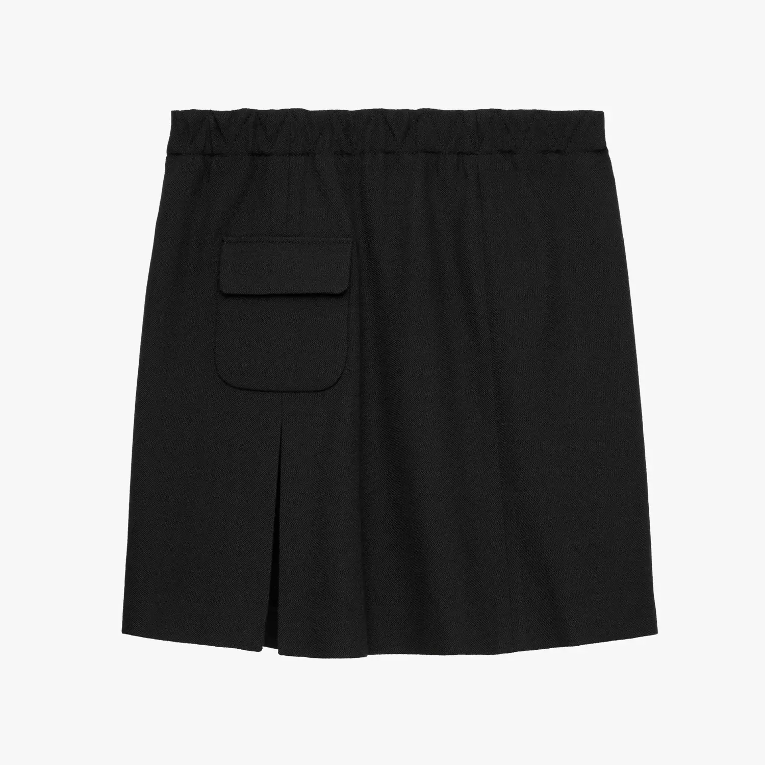 

Юбка Zara by Stefano Pilati Wool Slit, черный