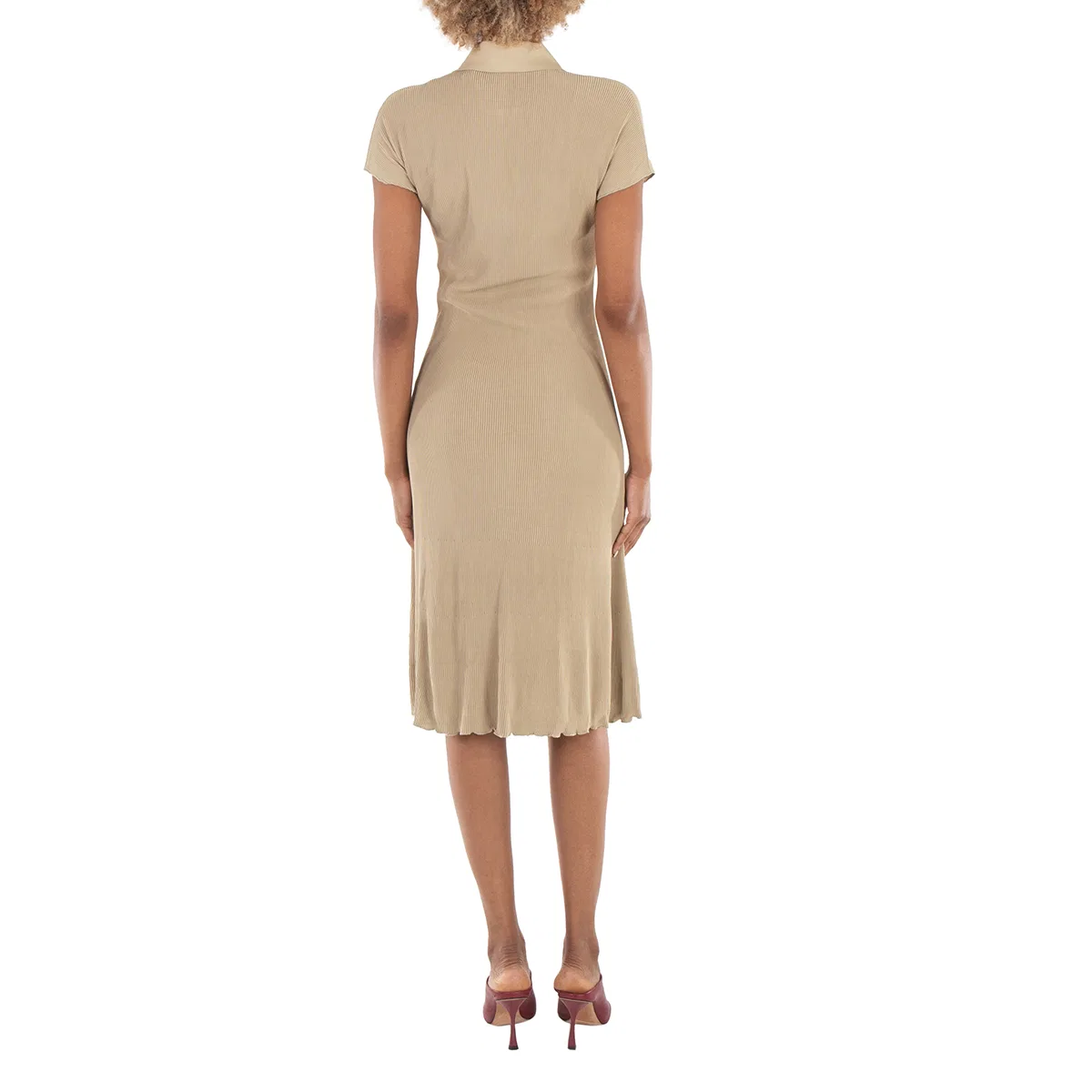 Платье поло Stretch Design Polo Collar Dress Burberry, Hunter — фото 3