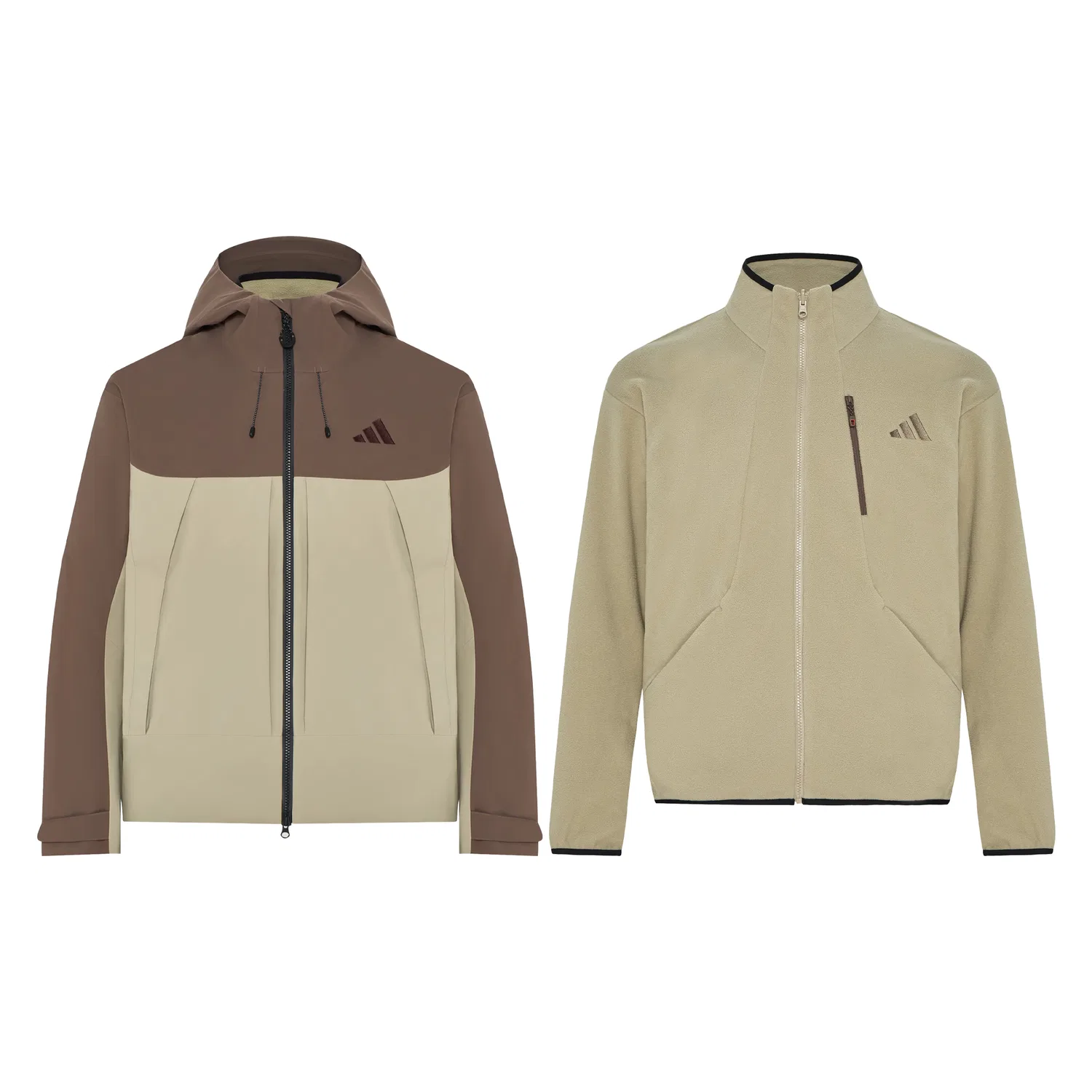 Мужская ветровка с капюшоном Terrex Adidas, Umber/Stratum Dark Earthy Brown