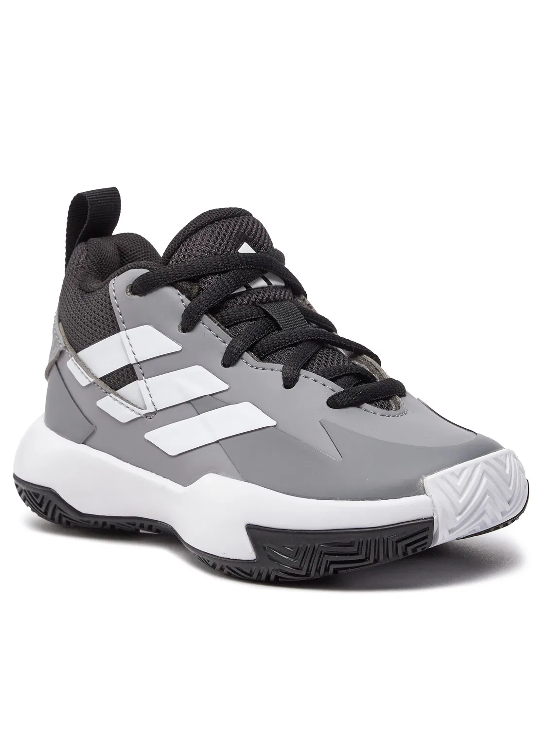 Баскетбольные кроссовки для мальчика Cross Em Up Select Mid Trainers Kids Adidas, серый — фото 2