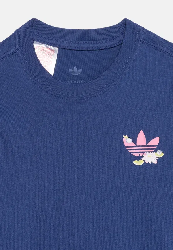 Футболка унисекс с принтом «Трелистник» в виде цветка Adidas Originals, фиолетовый — фото 3