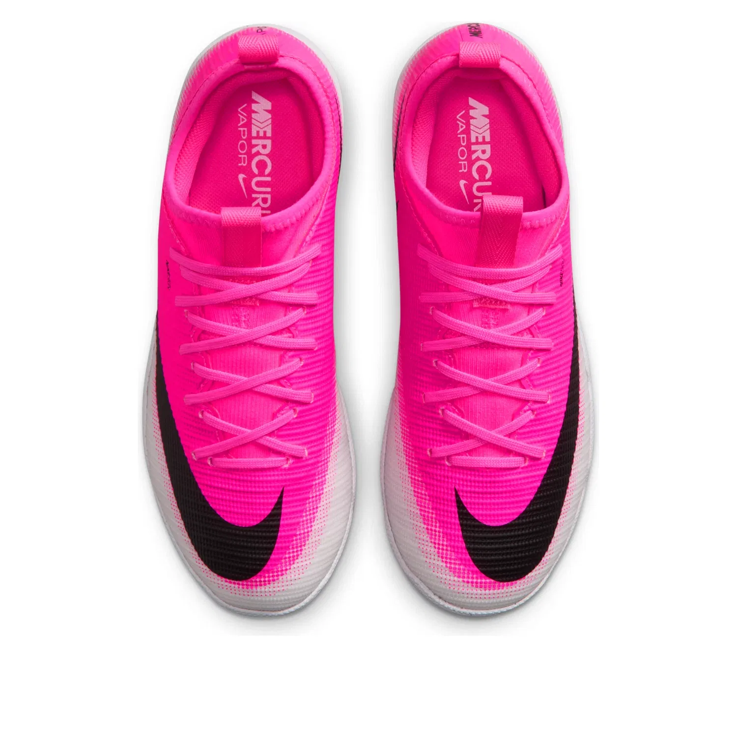 Детские бутсы для футбола с шнуровкой Mercurial Vapor 17 Academy TF Nike, розовый — фото 3