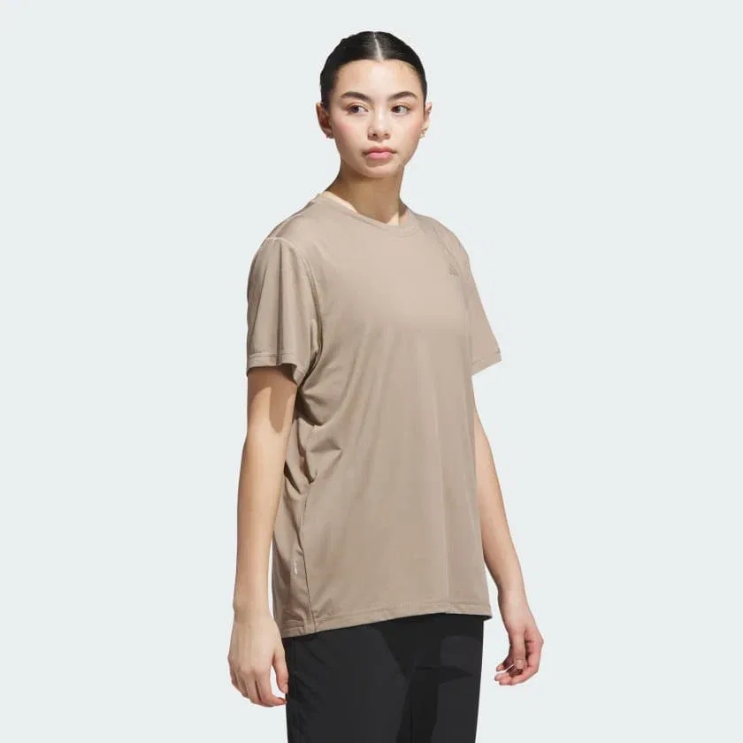 Женская футболка свободного кроя для тренировок Designed for Train Everyday Workout Tee adidas, Sandy Pink — фото 3