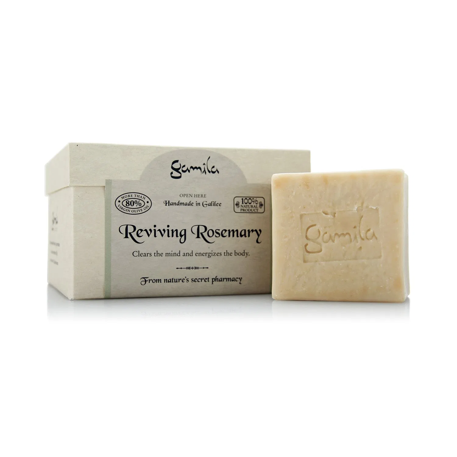 Твердое мыло Reviving Rosemary, Gamila Secret, 115 г, Light