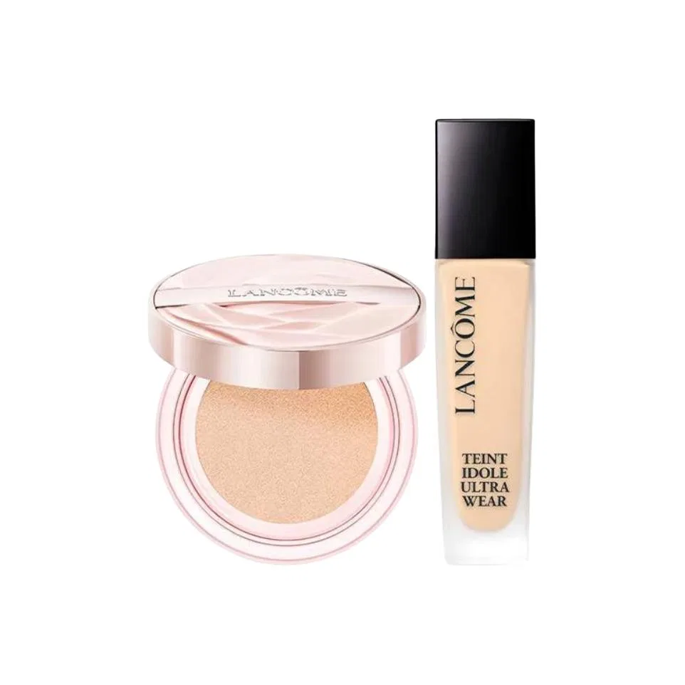 Женский набор для макияжа с тональной основой LANCOME, Radiant Cushion, оттенок #PO-03