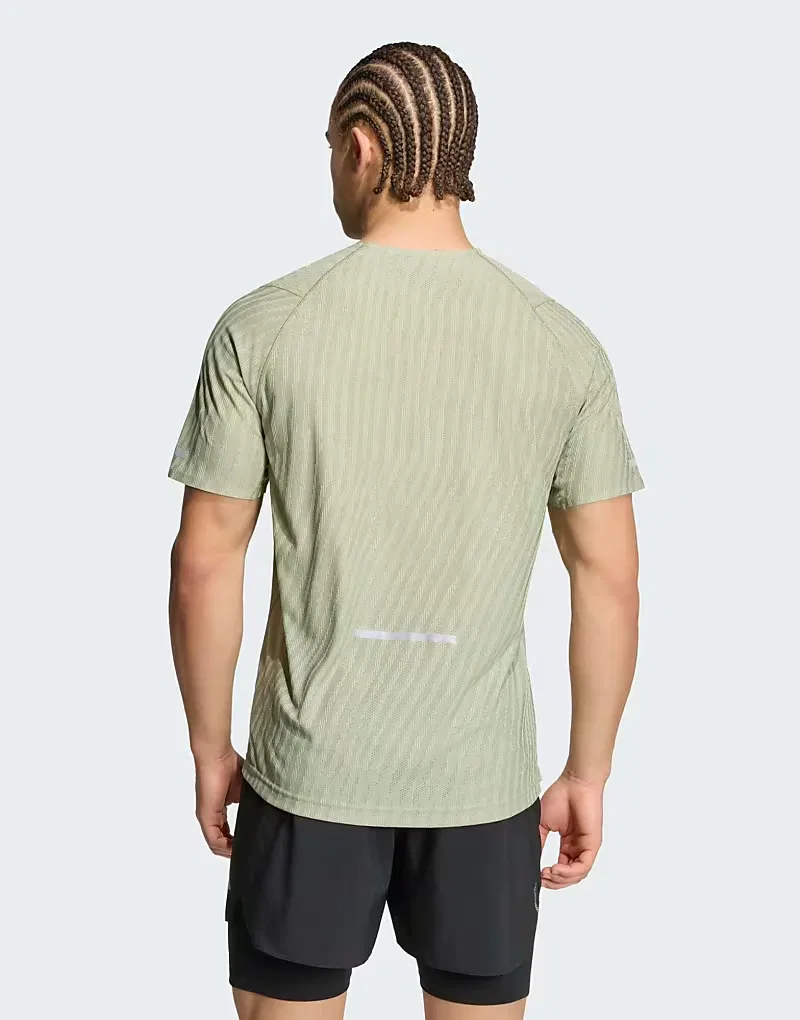 Футболка Adidas Performance adi365 climacool+ engineered, зеленый — фото 3