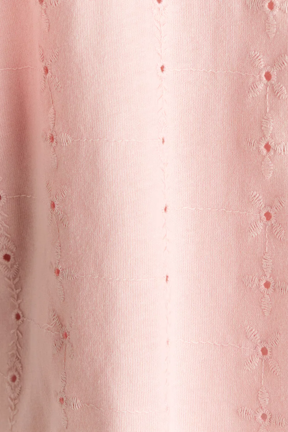 Топ с рукавами-воланами, украшенными английской вышивкой H&M, Hellrosa — фото 2