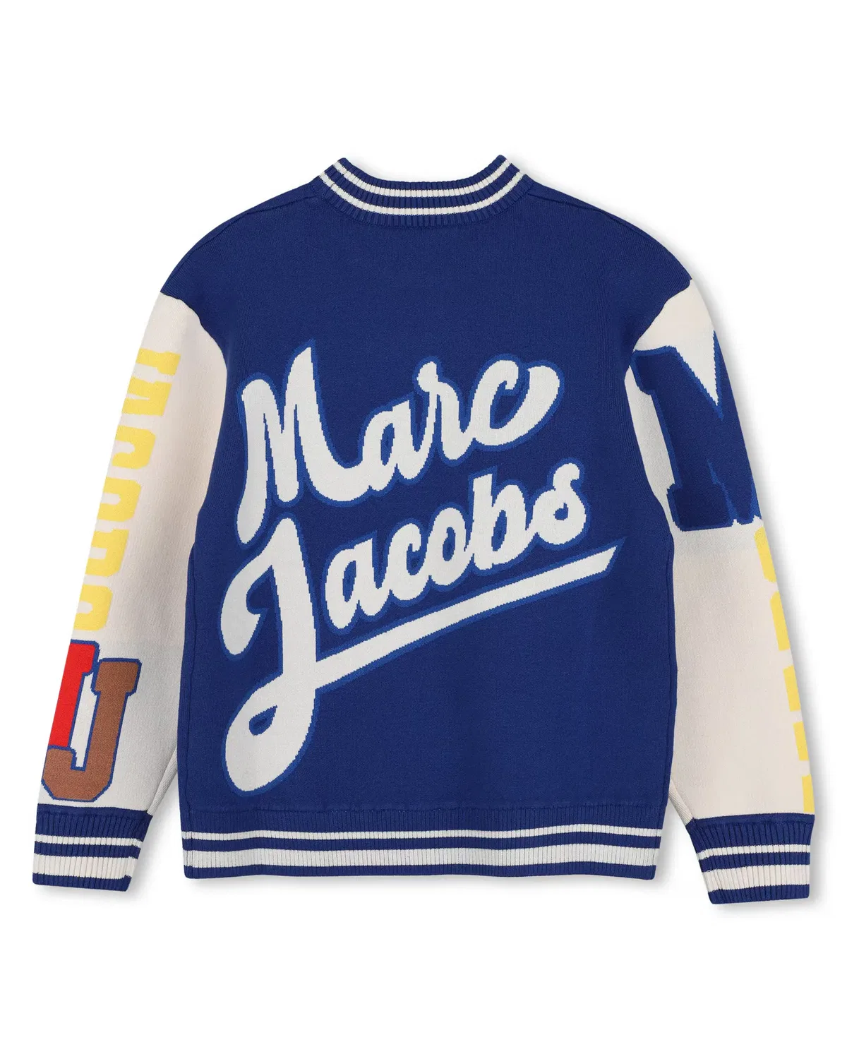 Детский джемпер для мальчиков с имитацией кардигана Marc Jacobs, Azul Marino — фото 3