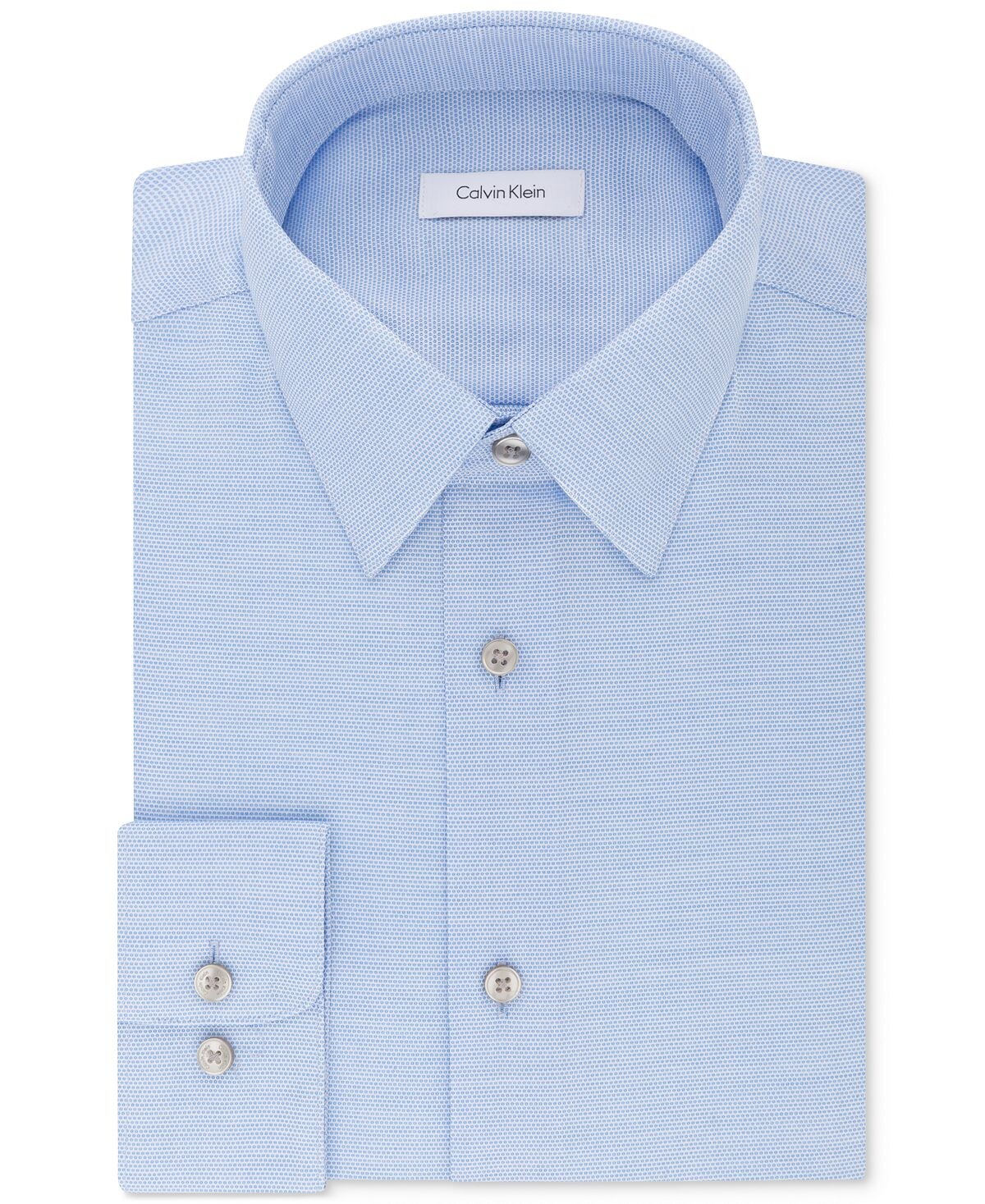 

Мужская рубашка calvin klein steel classic/regular non-iron stretch performance Calvin Klein