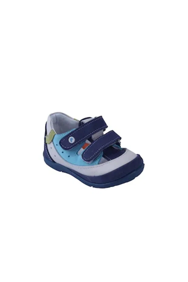 Детские туфли из кожи с ортопедической поддержкой Perlina, Laci-Blue