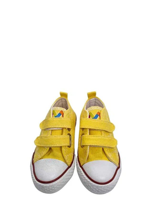 Детские кеды для мальчиков из замши Momykids, Yellow — фото 4