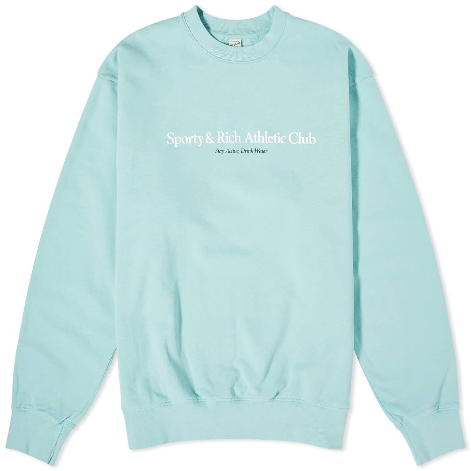 

Свитшот Sporty & Rich Athletic Club, бирюзовый/белый