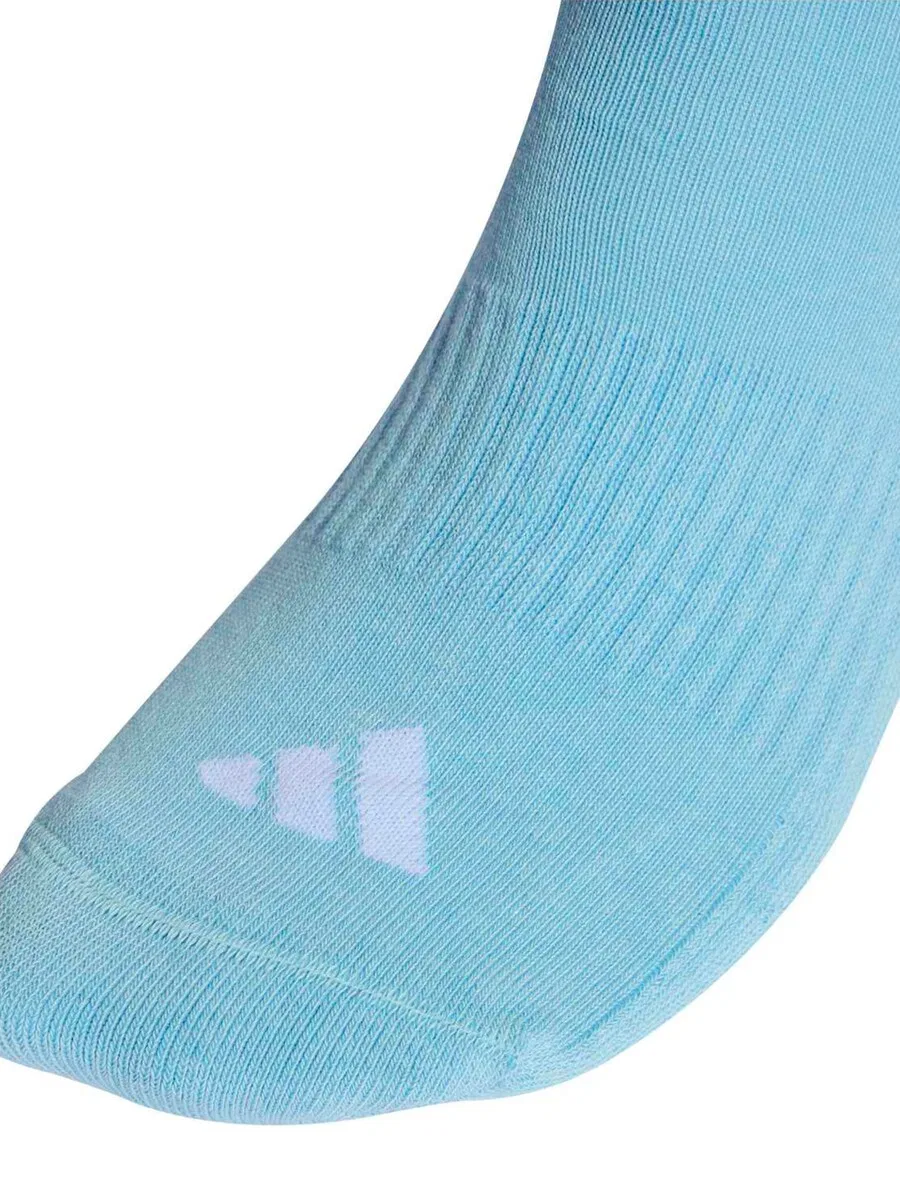 Носки ADIDAS PERFORMANCE 'Ess' в светло-голубом, темно-синем и белом цветах — фото 3